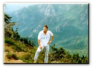 Brian Taylor in Olympic Mountains in 1988