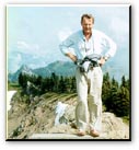 Dr. Peter Taylor in Olympic Mountains in 1988