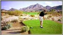 brian taylor - golfing at troon golf course in arizona