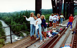 1990 bungee jumping into nisqually river