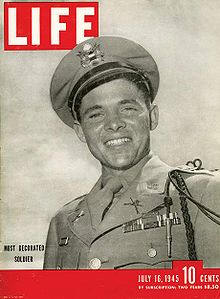 Audie Murphy - cover Life Magazine