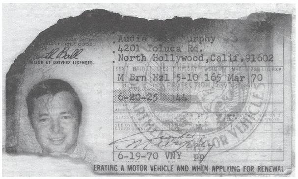 Audie Murphy - Drivers License