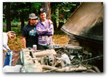 Nachees Trail - Jerry's engine fire
