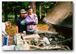 Nachees Trail - Jerry's engine fire