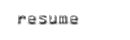 resume