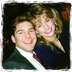 brian taylor in a suit (rare) with julie shipley