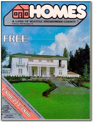 Homes & Land magazine cover 1990
