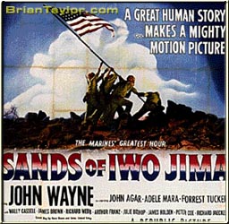 John Wayne in Sands of Iwo Jima