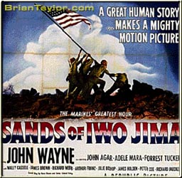 john wayne in sands of iwo jima