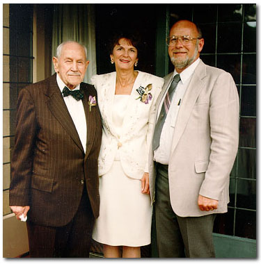 lloyd dodd ("papa") .. with his daughter - my mom - margy senna .. with her brother joe dodd